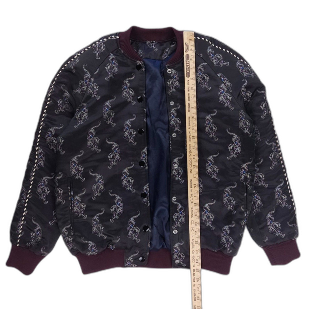SANDRO Detroit Jacquard Embroidered Bomber Jacket Maximalism French Girl Boho - Picture 4 of 10